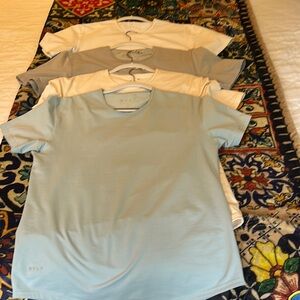 BYLT Bundle of FOUR - Men's T-Shirt Set in Blue, Gray, and White